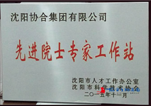 2015年喜获市先进院士工作站荣誉