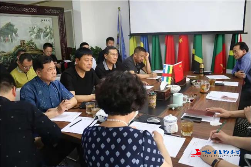 5月15日上午,中国·非洲总商会办公会议在北京朝阳区建国门外外交公寓驻地举行